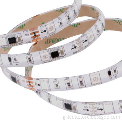 36w 150pcs 5050 RGB lEDs 5m digital LED strip